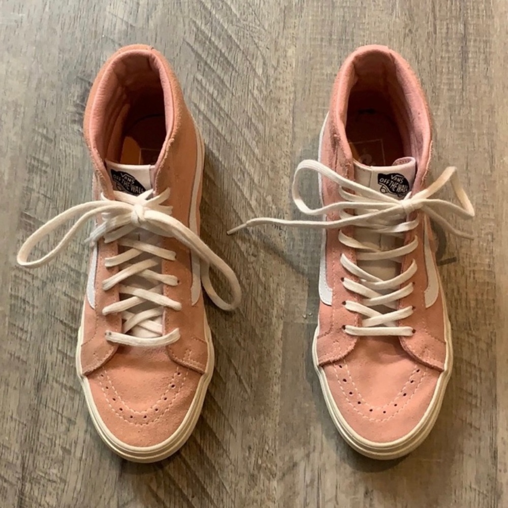pink high top vans